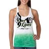  Next Level Ombre Burnout Racerback Tank Thumbnail