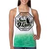  Next Level Ombre Burnout Racerback Tank Thumbnail