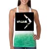  Next Level Ombre Burnout Racerback Tank Thumbnail