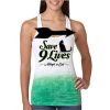  Next Level Ombre Burnout Racerback Tank Thumbnail