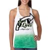  Next Level Ombre Burnout Racerback Tank Thumbnail
