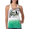  Next Level Ombre Burnout Racerback Tank Thumbnail