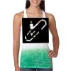  Next Level Ombre Burnout Racerback Tank Thumbnail