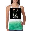  Next Level Ombre Burnout Racerback Tank Thumbnail