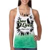  Next Level Ombre Burnout Racerback Tank Thumbnail