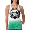 Next Level Ombre Burnout Racerback Tank Thumbnail