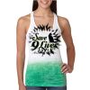  Next Level Ombre Burnout Racerback Tank Thumbnail