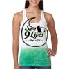  Next Level Ombre Burnout Racerback Tank Thumbnail