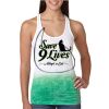  Next Level Ombre Burnout Racerback Tank Thumbnail
