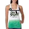  Next Level Ombre Burnout Racerback Tank Thumbnail