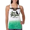  Next Level Ombre Burnout Racerback Tank Thumbnail