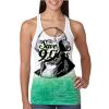  Next Level Ombre Burnout Racerback Tank Thumbnail