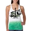  Next Level Ombre Burnout Racerback Tank Thumbnail