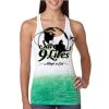  Next Level Ombre Burnout Racerback Tank Thumbnail