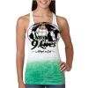  Next Level Ombre Burnout Racerback Tank Thumbnail
