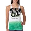  Next Level Ombre Burnout Racerback Tank Thumbnail