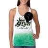 Next Level Ombre Burnout Racerback Tank Thumbnail