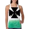  Next Level Ombre Burnout Racerback Tank Thumbnail