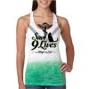  Next Level Ombre Burnout Racerback Tank Thumbnail