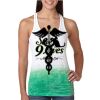  Next Level Ombre Burnout Racerback Tank Thumbnail