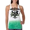  Next Level Ombre Burnout Racerback Tank Thumbnail