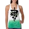  Next Level Ombre Burnout Racerback Tank Thumbnail