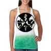 Next Level Ombre Burnout Racerback Tank Thumbnail