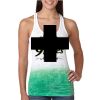  Next Level Ombre Burnout Racerback Tank Thumbnail
