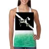  Next Level Ombre Burnout Racerback Tank Thumbnail