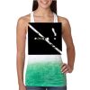  Next Level Ombre Burnout Racerback Tank Thumbnail