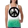 Next Level Ombre Burnout Racerback Tank Thumbnail