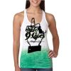  Next Level Ombre Burnout Racerback Tank Thumbnail