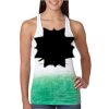  Next Level Ombre Burnout Racerback Tank Thumbnail