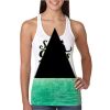  Next Level Ombre Burnout Racerback Tank Thumbnail