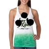  Next Level Ombre Burnout Racerback Tank Thumbnail