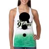  Next Level Ombre Burnout Racerback Tank Thumbnail