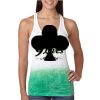  Next Level Ombre Burnout Racerback Tank Thumbnail
