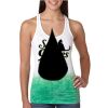  Next Level Ombre Burnout Racerback Tank Thumbnail