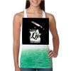  Next Level Ombre Burnout Racerback Tank Thumbnail