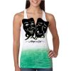  Next Level Ombre Burnout Racerback Tank Thumbnail