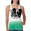  Next Level Ombre Burnout Racerback Tank Thumbnail