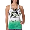  Next Level Ombre Burnout Racerback Tank Thumbnail