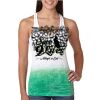  Next Level Ombre Burnout Racerback Tank Thumbnail