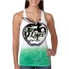  Next Level Ombre Burnout Racerback Tank Thumbnail