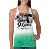  Next Level Ombre Burnout Racerback Tank Thumbnail