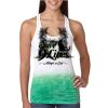  Next Level Ombre Burnout Racerback Tank Thumbnail