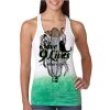  Next Level Ombre Burnout Racerback Tank Thumbnail