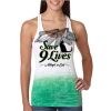  Next Level Ombre Burnout Racerback Tank Thumbnail