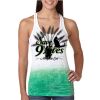  Next Level Ombre Burnout Racerback Tank Thumbnail