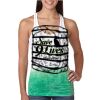 Next Level Ombre Burnout Racerback Tank Thumbnail